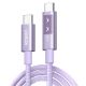 Εικόνα της Καλώδιο Ugreen L509 USB-C to USB-C 100W 2m Purple 65216