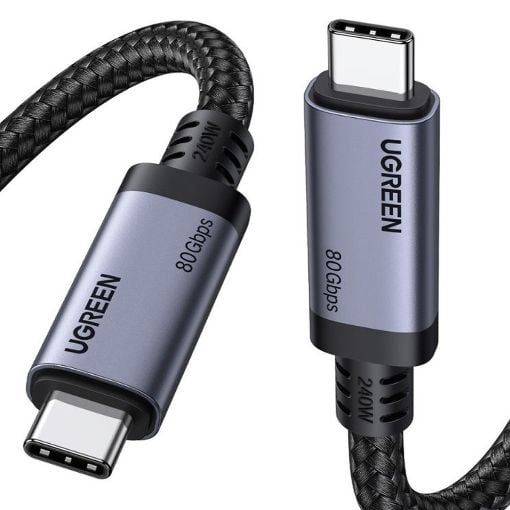 Εικόνα της Καλώδιο Ugreen L706 USB-C to USB-C PD 240W 1m Black 65383