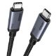 Εικόνα της Καλώδιο Ugreen L706 USB-C to USB-C PD 240W 1m Black 65383