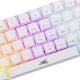 Εικόνα της Πληκτρολόγιο Baracuda Dolphin 60% Rainbow Light Red Switches (US) White BGK-03211