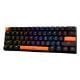 Εικόνα της Πληκτρολόγιο Baracuda Dolphin 60% Rainbow Light Blue Switches (US) Black BGK-03121