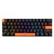 Εικόνα της Πληκτρολόγιο Baracuda Dolphin 60% Rainbow Light Blue Switches (US) Black BGK-03121