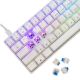 Εικόνα της Πληκτρολόγιο White Shark Shinobi 2 60% RGB Hot-Swappable Blue Switches (US) White GK-004221