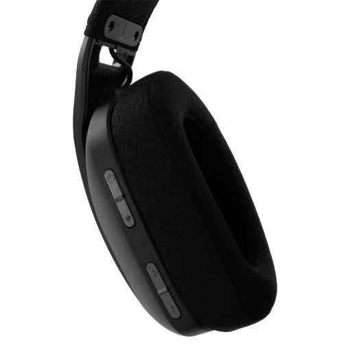 Εικόνα της Headset White Shark Butterfly Wireless Black WGH-2442B