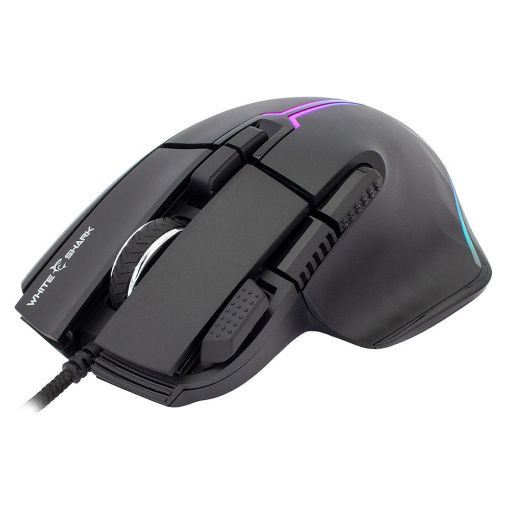 Εικόνα της Ποντίκι White Shark Marrok RGB Black GM-9006