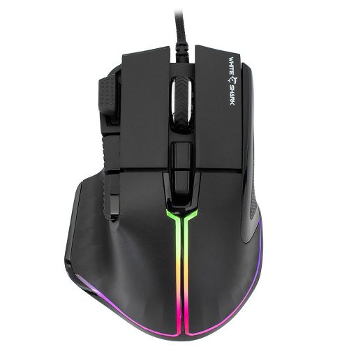 Εικόνα της Ποντίκι White Shark Marrok RGB Black GM-9006