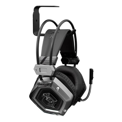 Εικόνα της Headset Mount White Shark Mohawk Black HDS-12
