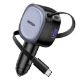 Εικόνα της Φορτιστής Αυτοκινήτου Ugreen EC601 USB-C & USB-A 75W με Καλώδιο USB-C Grey 55653