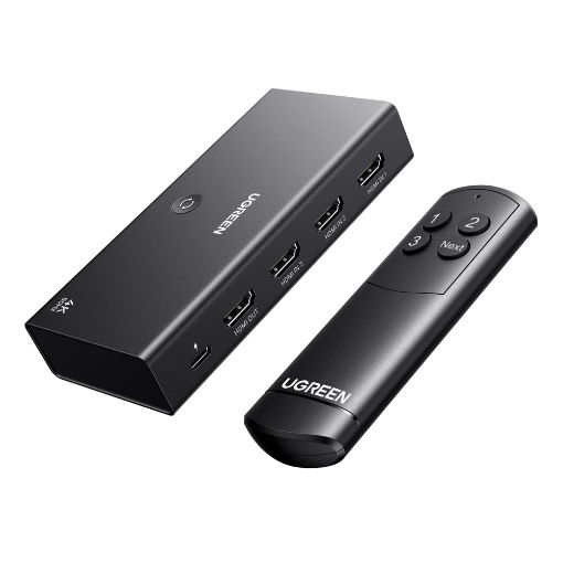 Εικόνα της Switch Ugreen AW504 HDMI 3-Port 4K/60Hz Black 55857