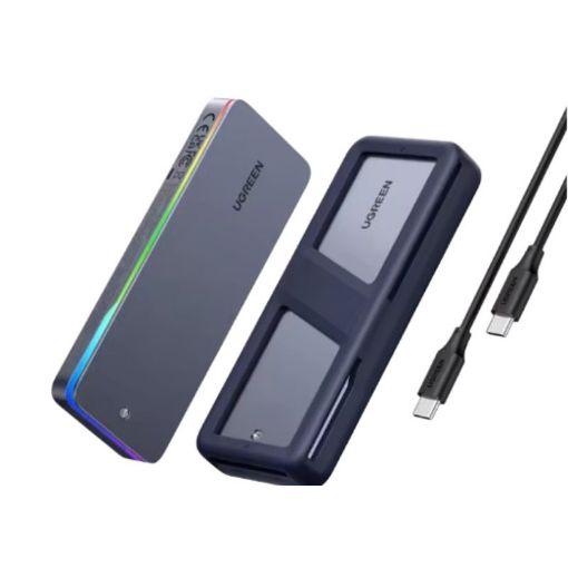 Εικόνα της Θήκη M.2 SSD Ugreen CM777 USB-C NVMe/SATA 25665