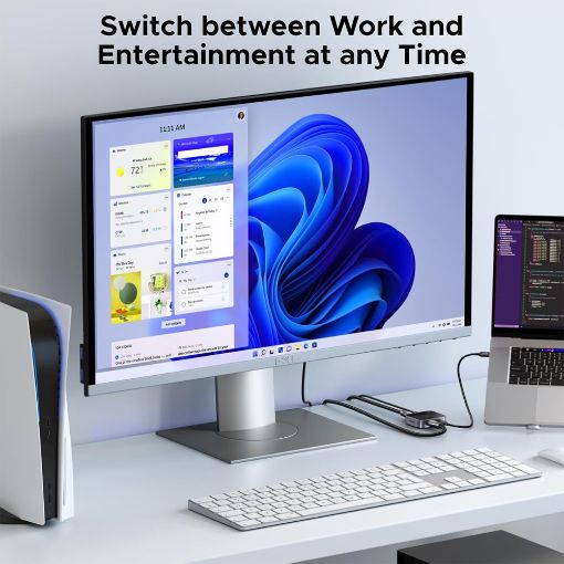 Εικόνα της Switch Ugreen AW503 HDMI/USB-C 4K/60Hz 2-Port Black 55452