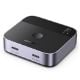 Εικόνα της Switch Ugreen AW502 USB-C 4K/60Hz 2-Port Black 55451