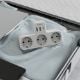 Εικόνα της Tessan Wall Outlet 3 Θέσεων με 2x USB-A & 1x USB-C TS-323-C