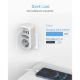 Εικόνα της Tessan Wall Socket 2 Θέσεων με 3x USB-A & 1x USB-C TS-328-DE-C