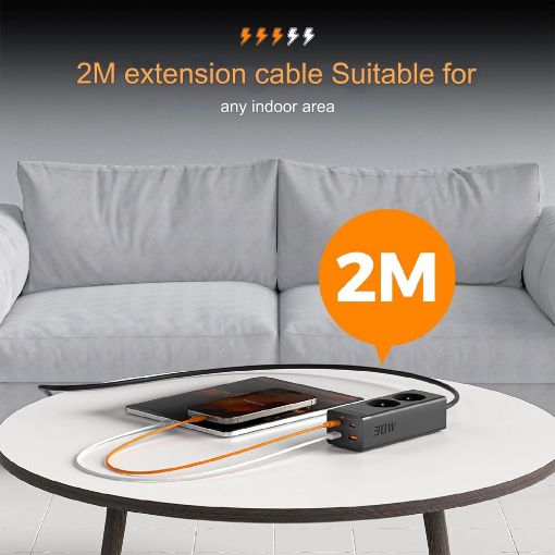 Εικόνα της Πολύπριζο Tessan 2 Θέσεων με 2x USB-A & 2x USB-C TS-FS01DE00