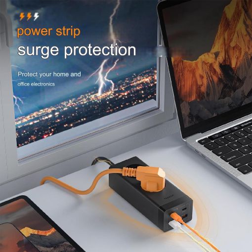 Εικόνα της Πολύπριζο Tessan 2 Θέσεων με 2x USB-A & 2x USB-C TS-FS01DE00