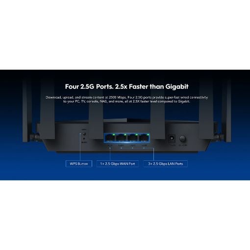Εικόνα της Router Cudy WR11000 v1.0 Mesh Tri-Band WiFi7 BE11000