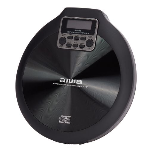 Εικόνα της Aiwa Portable CD Player με Earphones Black PCD-810BK