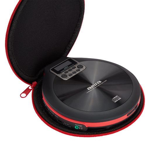 Εικόνα της Aiwa Portable CD Player με Earphones Red PCD-810RD