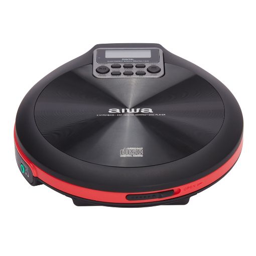 Εικόνα της Aiwa Portable CD Player με Earphones Red PCD-810RD