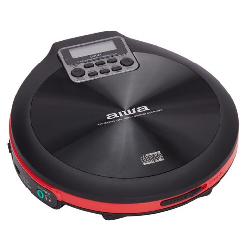 Εικόνα της Aiwa Portable CD Player με Earphones Red PCD-810RD