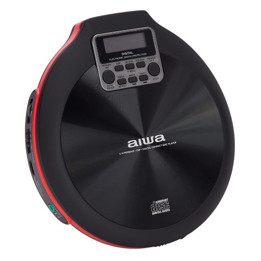 Εικόνα της Aiwa Portable CD Player με Earphones Red PCD-810RD