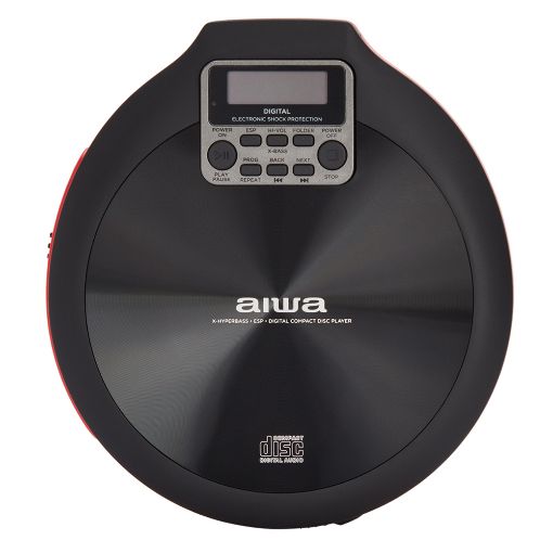 Εικόνα της Aiwa Portable CD Player με Earphones Red PCD-810RD