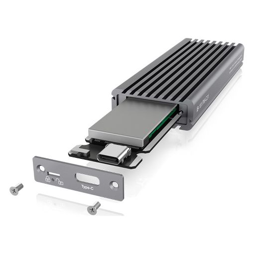 Εικόνα της RaidSonic Icy Box Θήκη Σκληρού Δίσκου M.2 PCIe NVMe USB-C 3.1 Gray IB-1817M-C31