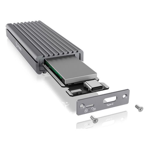 Εικόνα της RaidSonic Icy Box Θήκη Σκληρού Δίσκου M.2 PCIe NVMe USB-C 3.1 Gray IB-1817M-C31