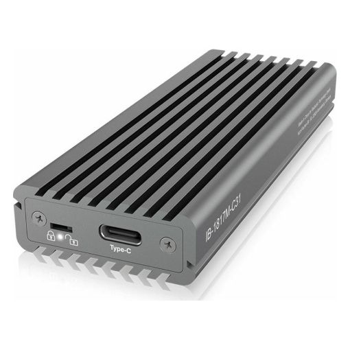 Εικόνα της RaidSonic Icy Box Θήκη Σκληρού Δίσκου M.2 PCIe NVMe USB-C 3.1 Gray IB-1817M-C31