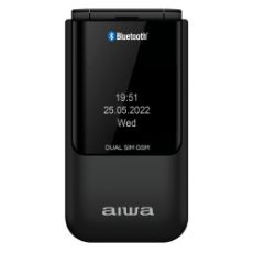 Εικόνα της Κινητό Τηλέφωνο Aiwa Slim Clamshell Flip-Style Dual SIM Black FP-24BKMKII