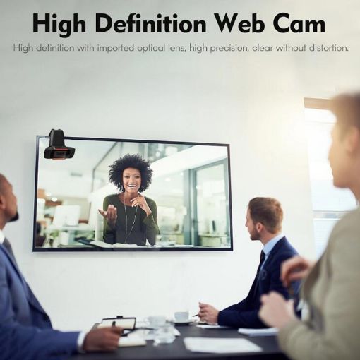 Εικόνα της Webcam Lamtech HD Black LAM021486