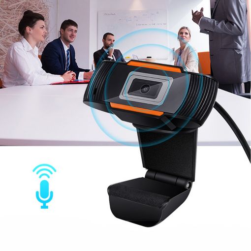 Εικόνα της Webcam Lamtech HD Black LAM021486