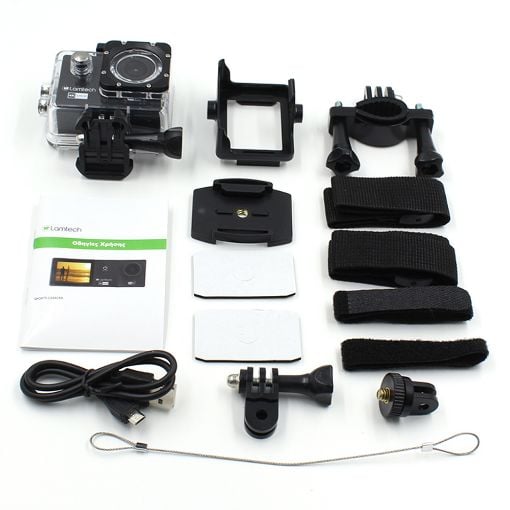 Εικόνα της Action Camera Lamtech 4K Wi-Fi Black LAM021165