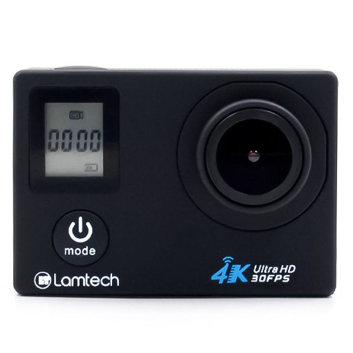 Εικόνα της Action Camera Lamtech 4K Wi-Fi με Remote Control Black LAM021615