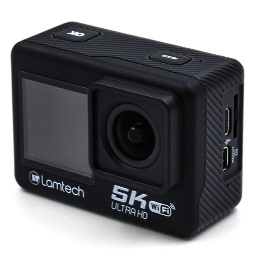 Εικόνα της Action Camera Lamtech 5K Wi-Fi Black LAM113232
