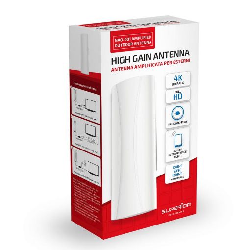 Εικόνα της Εξωτερική Κεραία Τηλεόρασης Superior White SUPNAO001