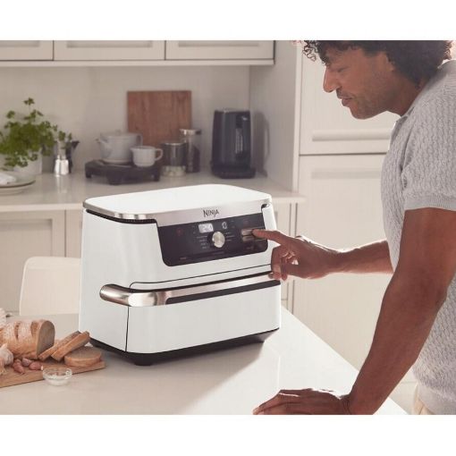 Εικόνα της Φριτέζα Αέρος Ninja Foodi FlexDrawer 10.4lt 2470W White AF500EUWH