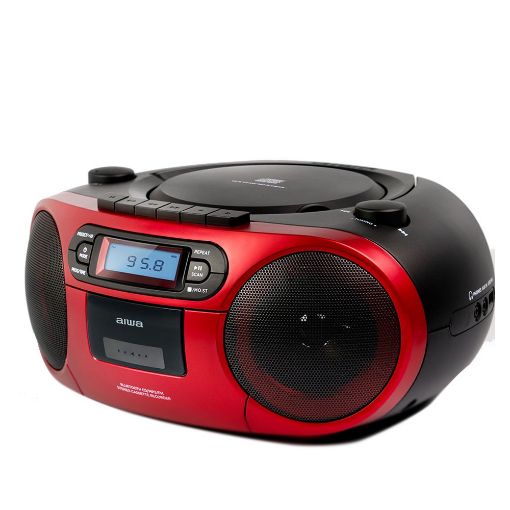 Εικόνα της Aiwa Portable Boombox με Bluetooth & FM Red BBTC-550RD