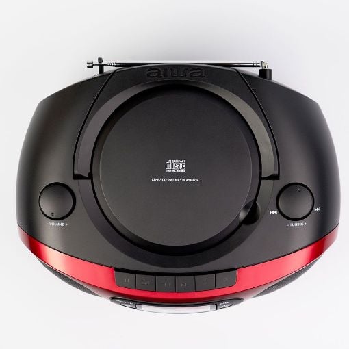 Εικόνα της Aiwa Portable Boombox με Bluetooth & FM Red BBTC-550RD