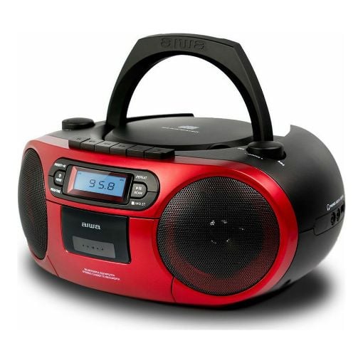 Εικόνα της Aiwa Portable Boombox με Bluetooth & FM Red BBTC-550RD