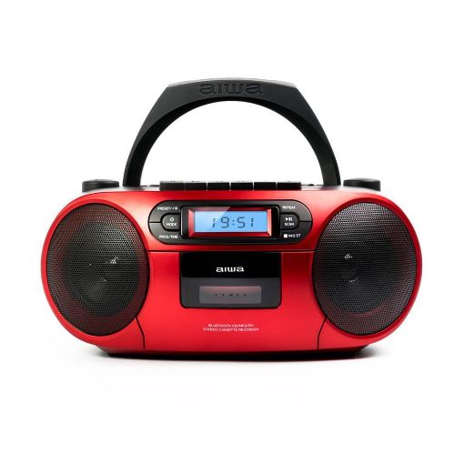 Εικόνα της Aiwa Portable Boombox με Bluetooth & FM Red BBTC-550RD