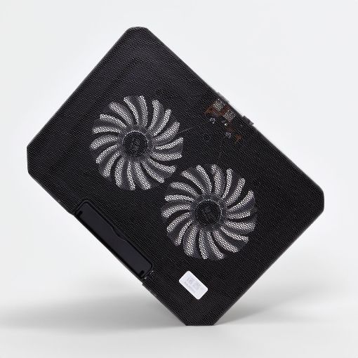 Εικόνα της Cooling Pad Lamtech 17.3" με 2 Ανεμιστήρες και Φωτισμό LAM021516