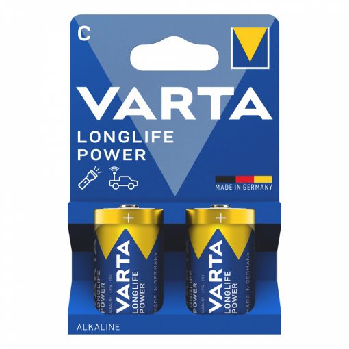 Εικόνα της Αλκαλικές Μπαταρίες C Varta Longlife Power 1.5V 2τμχ 4914121422