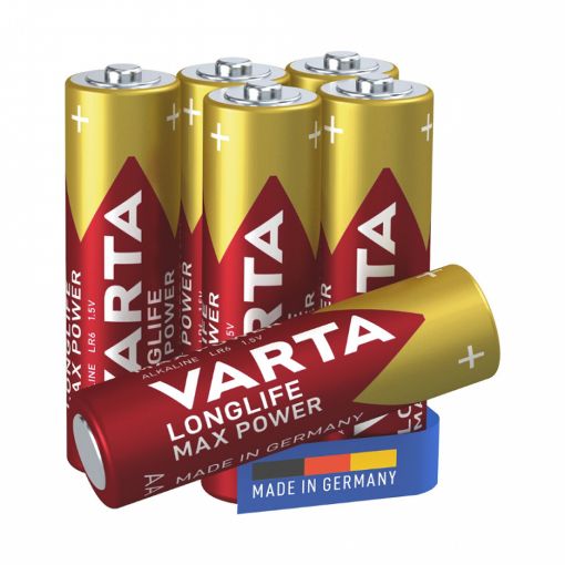 Εικόνα της Αλκαλικές Μπαταρίες AA Varta Longlife Max Power 1.5V 6τμχ 4706101746