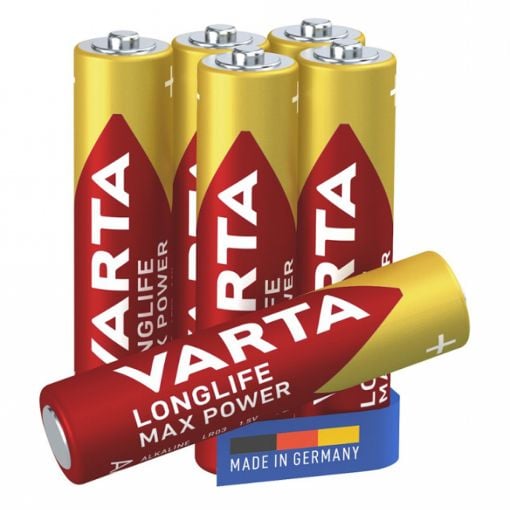 Εικόνα της Αλκαλικές Μπαταρίες AAA Varta Longlife Max Power 1.5V 6τμχ 4703101746