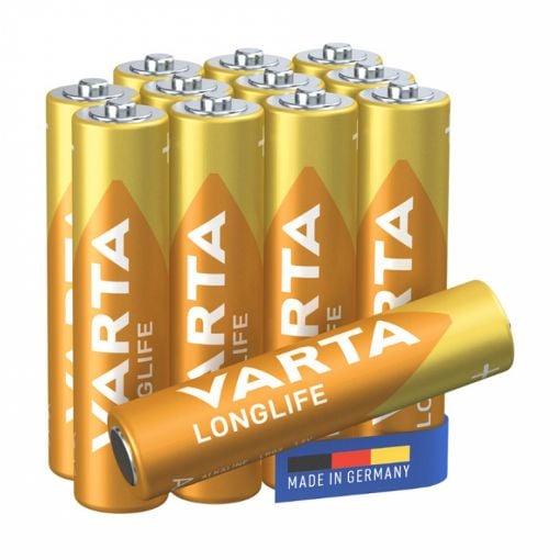 Εικόνα της Αλκαλικές Μπαταρίες AAA Varta Longlife 1.5V 12τμχ 4103301132