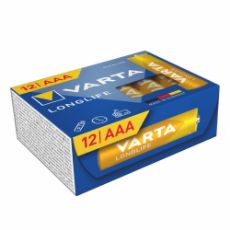Εικόνα της Αλκαλικές Μπαταρίες AAA Varta Longlife 1.5V 12τμχ 4103301132