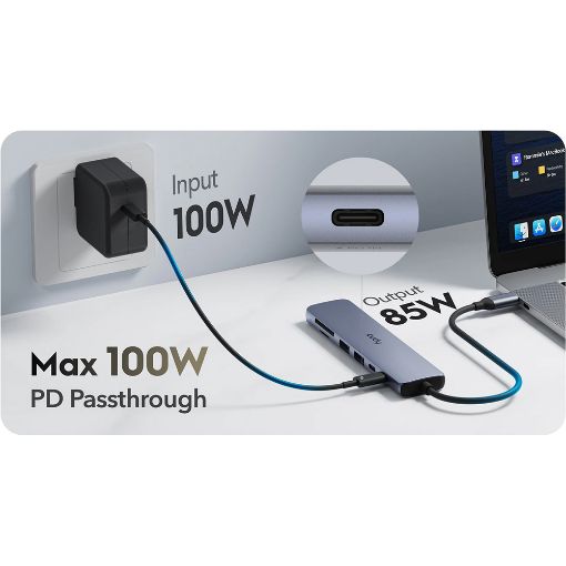 Εικόνα της Docking Station Cudy UH407 USB-C 7in1