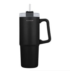 Εικόνα της Θερμός Estia Straw Tumbler Homely 900ml Midnight Black 01-34498